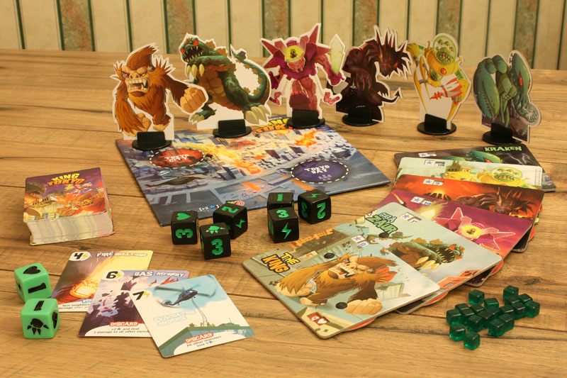 King Of Tokyo Game Components