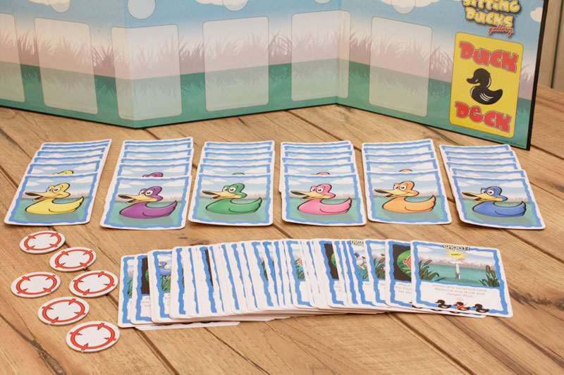 Sitting Ducks game components