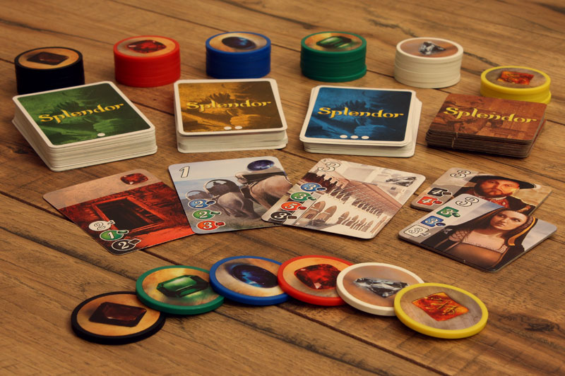 Splendor Components - Choice Board Games